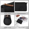 iSuperb Pen Pouch Black 3D Cylinder Pen Pouch Lightweight Pen Pouch Storage Pouch Cute Stationery Pouch Portable Cosmetic Case Zip Pouch Pencil Case