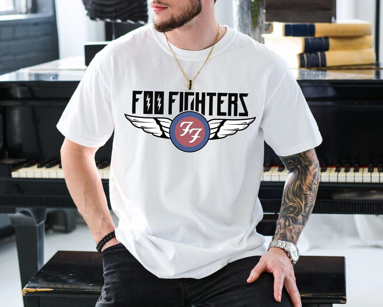 Foo Fighters Flash Wings T-Shirt Rock Band on Premium Comfort Colors 1717 Tee XL