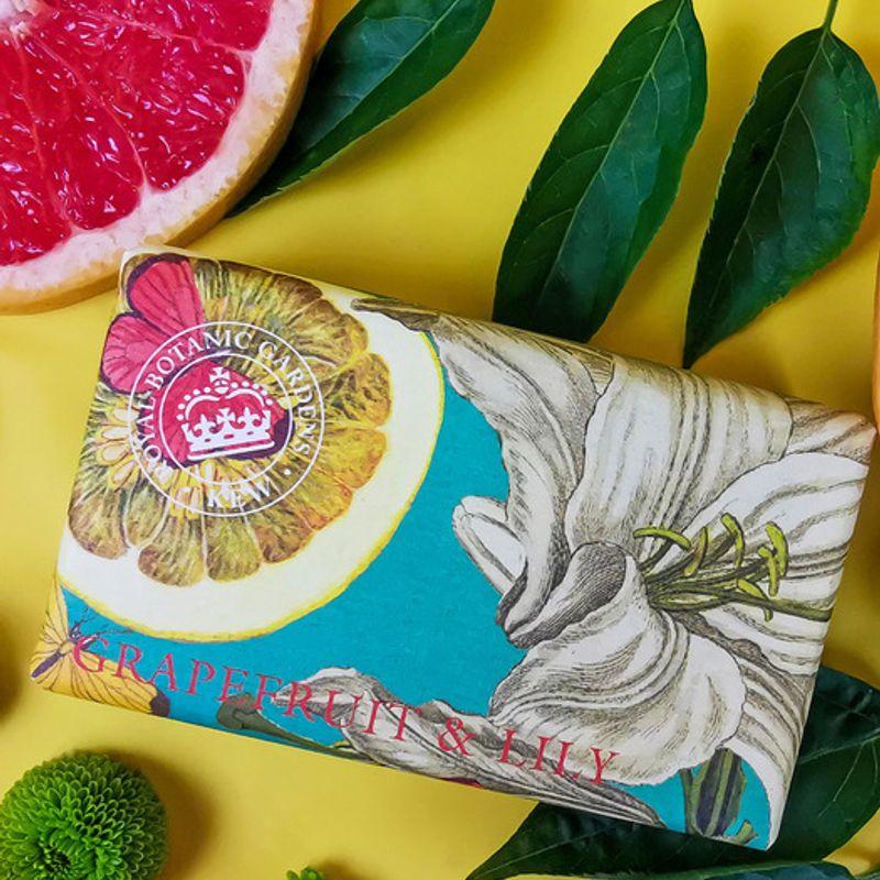 KewGardens Grapefruit & Lily Soap 240 g black