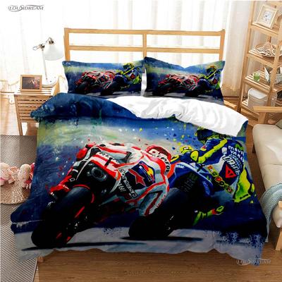 Moto Car Enthusiast All Season Duvet Cover Comforter Bedding Set Luxury Soft Quilt Cover And Pillowcase Single/Double/Queen/King