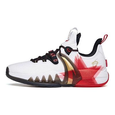 GH2 Five Stars Non-Slip Wear-Resistant Low-Top Basketball Shoes Men Sneakers White Red 112131103-5