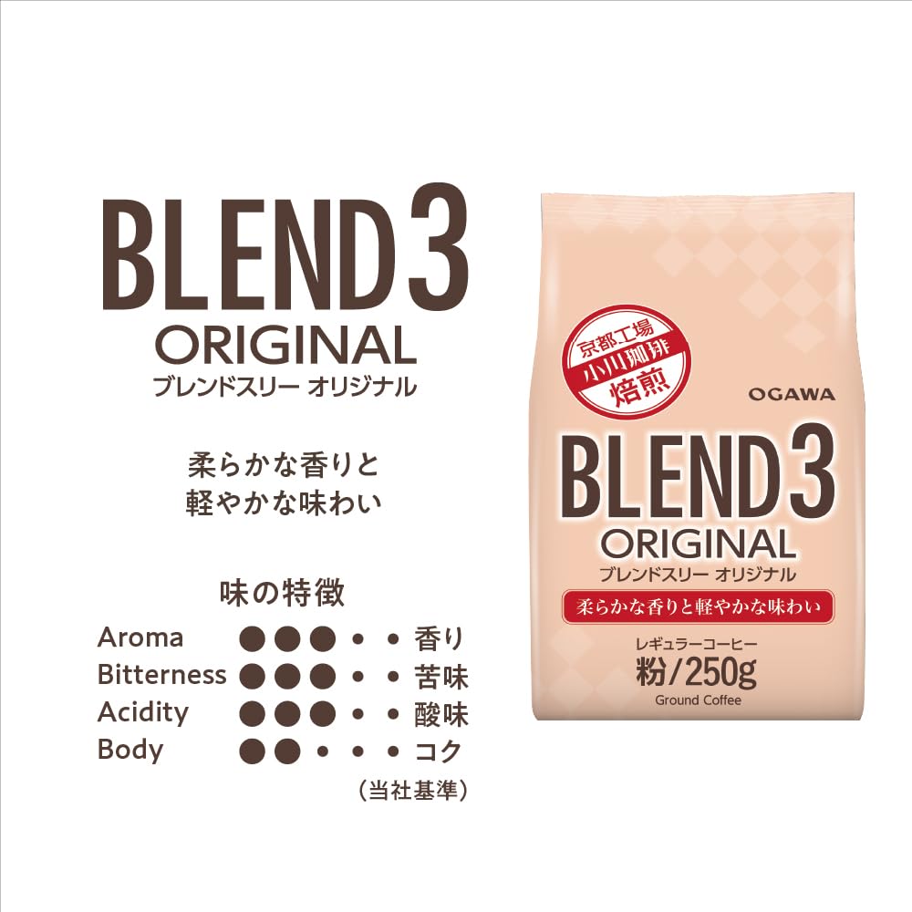 Ogawa Coffee Shop Blend 3 Original Powder 250g x 2 pieces