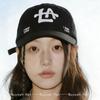 Korean Retro Patched LA Letters Love Baseball Hats Sunshade Personal New Men Women Versatile Niche Fashion Peaked Caps Outdoor