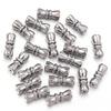 20pcs Copper End Clasps Metal Peanut Fasteners Buckle Spiral Clasps Connectors For DIY Jewelry Making Bracelet Necklace Supplies