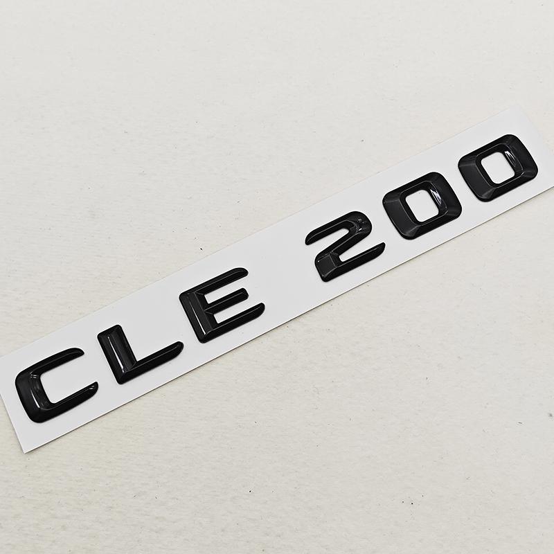 

3D ABS Car Letters Logo CLE200 CLE260 Badge Rear Trunk Emblem Decals For Mercedes Benz CLE Class CLE 200 CLE260 Accessories