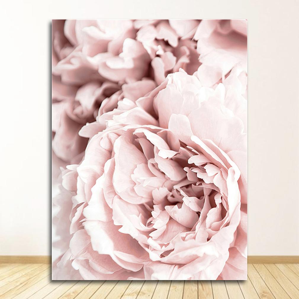 Picture Scandinavian Wall Art Living Room Decor Flower Poster Peony Print Roses Floral Canvas Painting