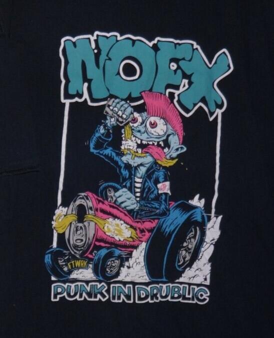 NOFX Punk In Drublic 2017 Concert Tour Band Double Sided Shirt Sz XXXL Unisex T-Shirt