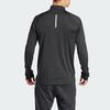 Adidas Gym Training 1/4-Zip Long Sleeve Tee Black Men Streetwear IP4468