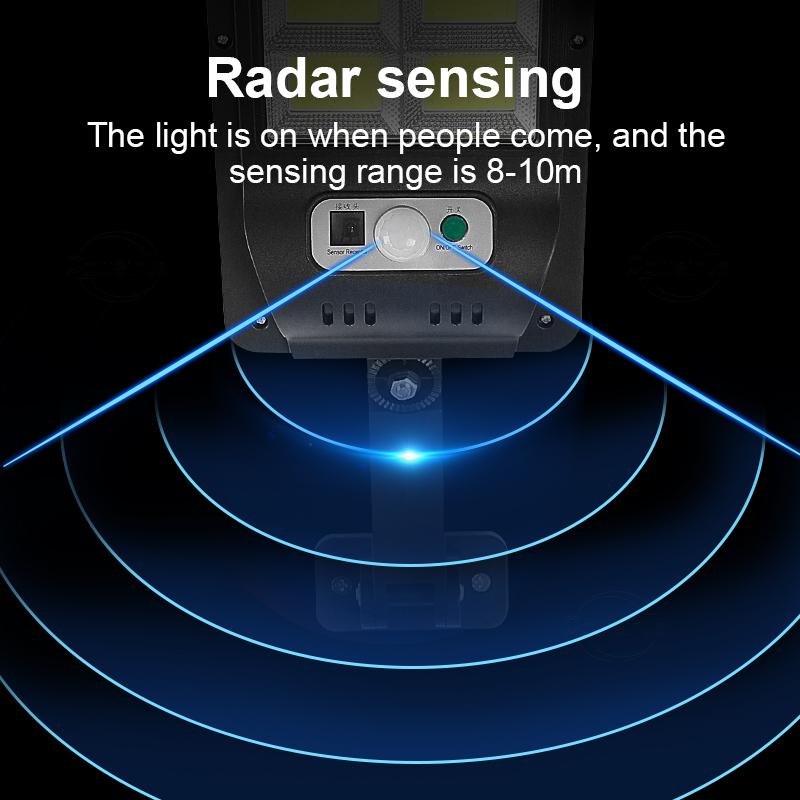 Powerful Solar Lamp Outdoor Lights Smart Sensor Lantern Solar Wall Light Waterproof Sunlight Remote Control Solar Light