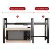 Adjustable Microwave & Kitchen Storage Rack for Countertop - Oven, Rice Cooker & Spice Organizer 