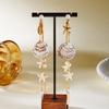 Bohemian Style Dangle Earrings Dangle Design Drop Earrings Starfish Shell Earrings  Beach Vacation
