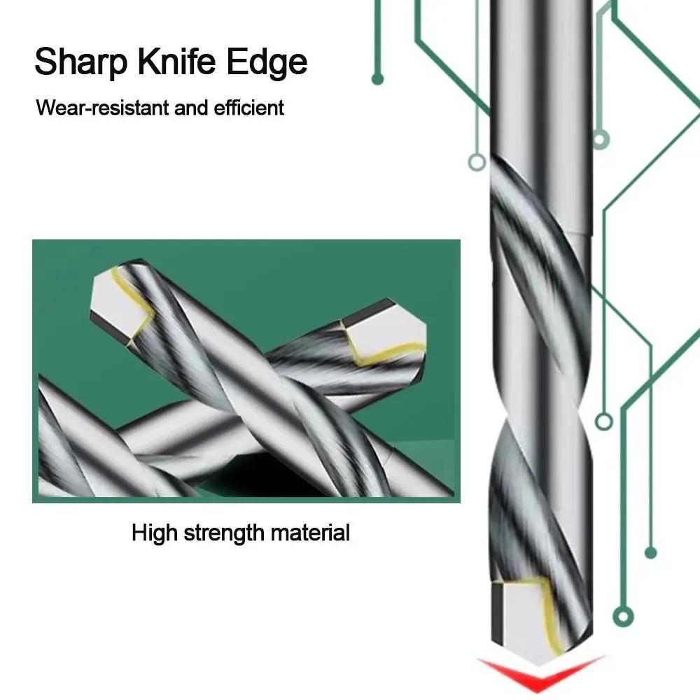 Hard Carbide Drill Bits Cemented Carbide Silver Metalworking Bit Hole Cutter Stainless Steel