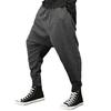 Men's 2023 Spring European & American Style Casual Loose Harem Pants with Slim Cross Crotch.