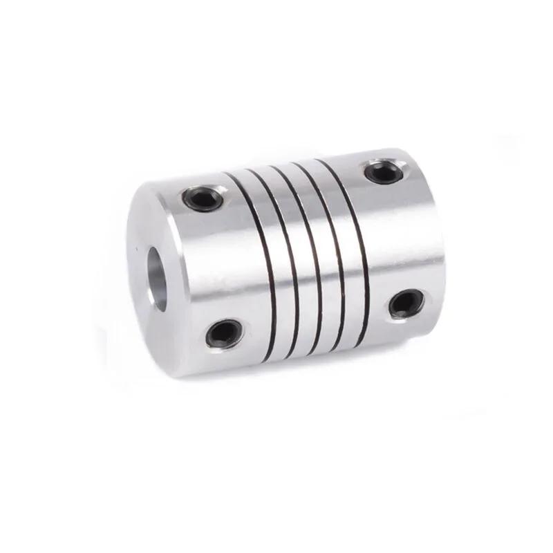 D19xL25 Aluminium Flexible Jaw Shaft Coupling 5 8 6.35mm 8mm 10mm CNC Stepper Motor Coupler Encoders Engraving Machine 6.35X8