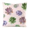 Nordic tropical style flowers Digital printing short plush pillow covers for car sofa office cushion cover home goods