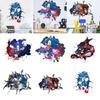 Sonic The Hedgehog Wall Sticker Cartoon Decor For Kids Bedroom Wall Art