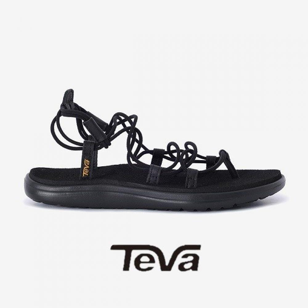 Teva Stylish Lace Up Strap Women Sandal Voya Infinity Stvf2419622 Blk BLK/220