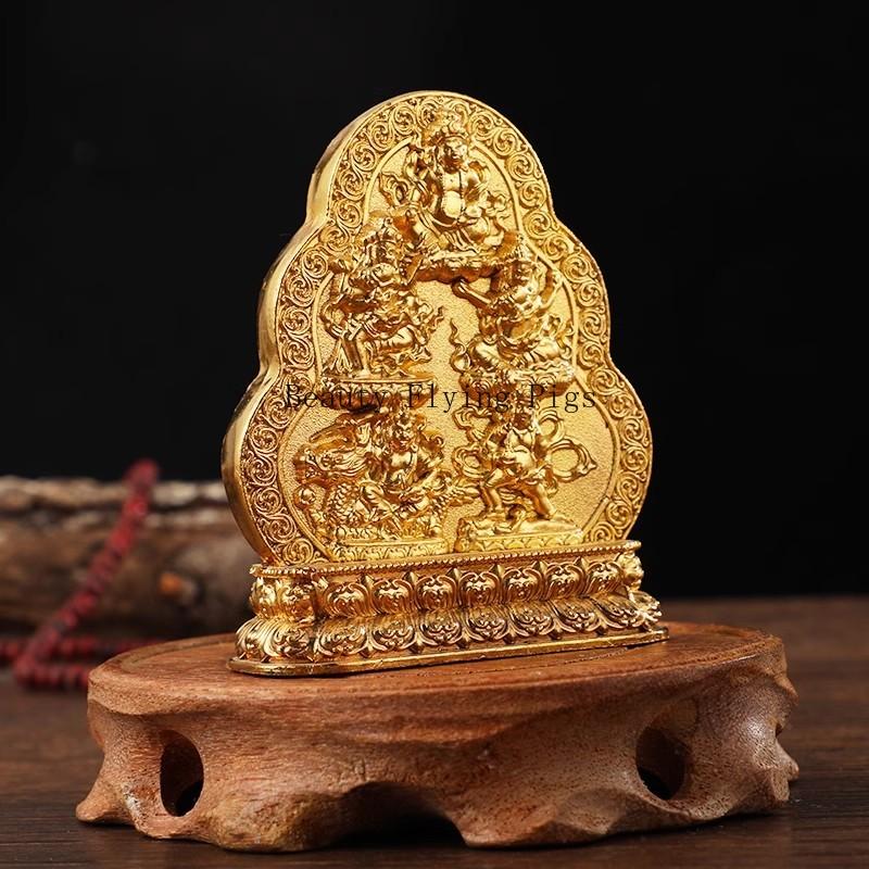 1pc Metal Feng Shui Ornament Household sacrificial utensils Buddhist Hall Supplies Feng Shui Accessories metal handicrafts
