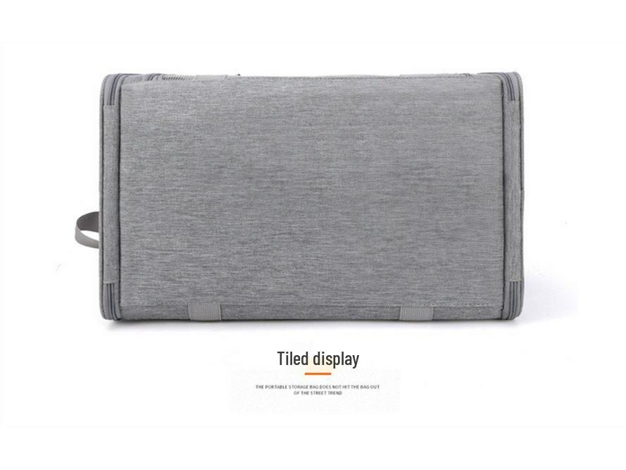 Portable Breathable Pet Carrier: Foldable, Lightweight, Car-Mountable, Large Capacity for Cats and Small Dogs