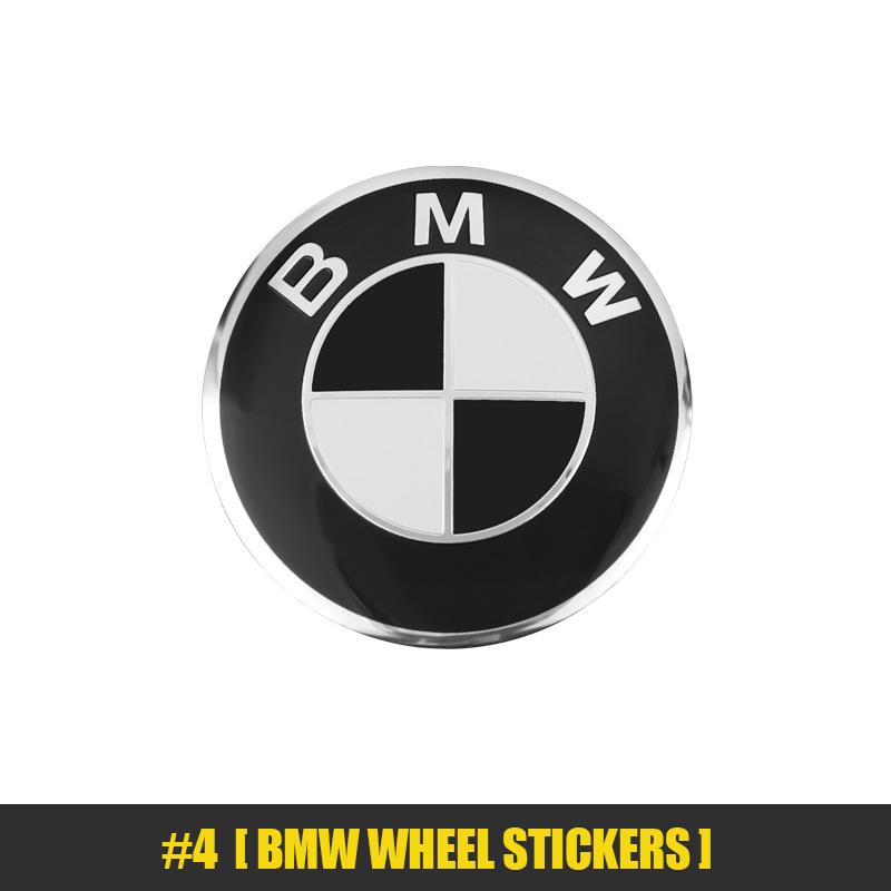 For BMW M E46 E90 E60 4Pcs 56mm Car Badge Wheel Center Hub Cap Sticker Accessories For BMW M E46 E90 E60 F30 F10 E39 E36 F20 G30 G20 E87 E92 E91 X1 X5