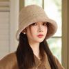 Autumn and Winter Plush Thickened Cold-proof Bucket Hat Women's Bucket Hat Casual Basin Hat