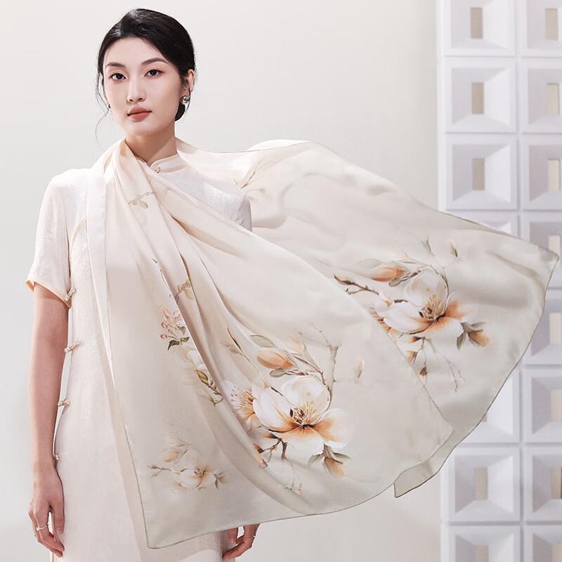 Da Vinci Code Women's Mulberry Silk Scarf & Shawl