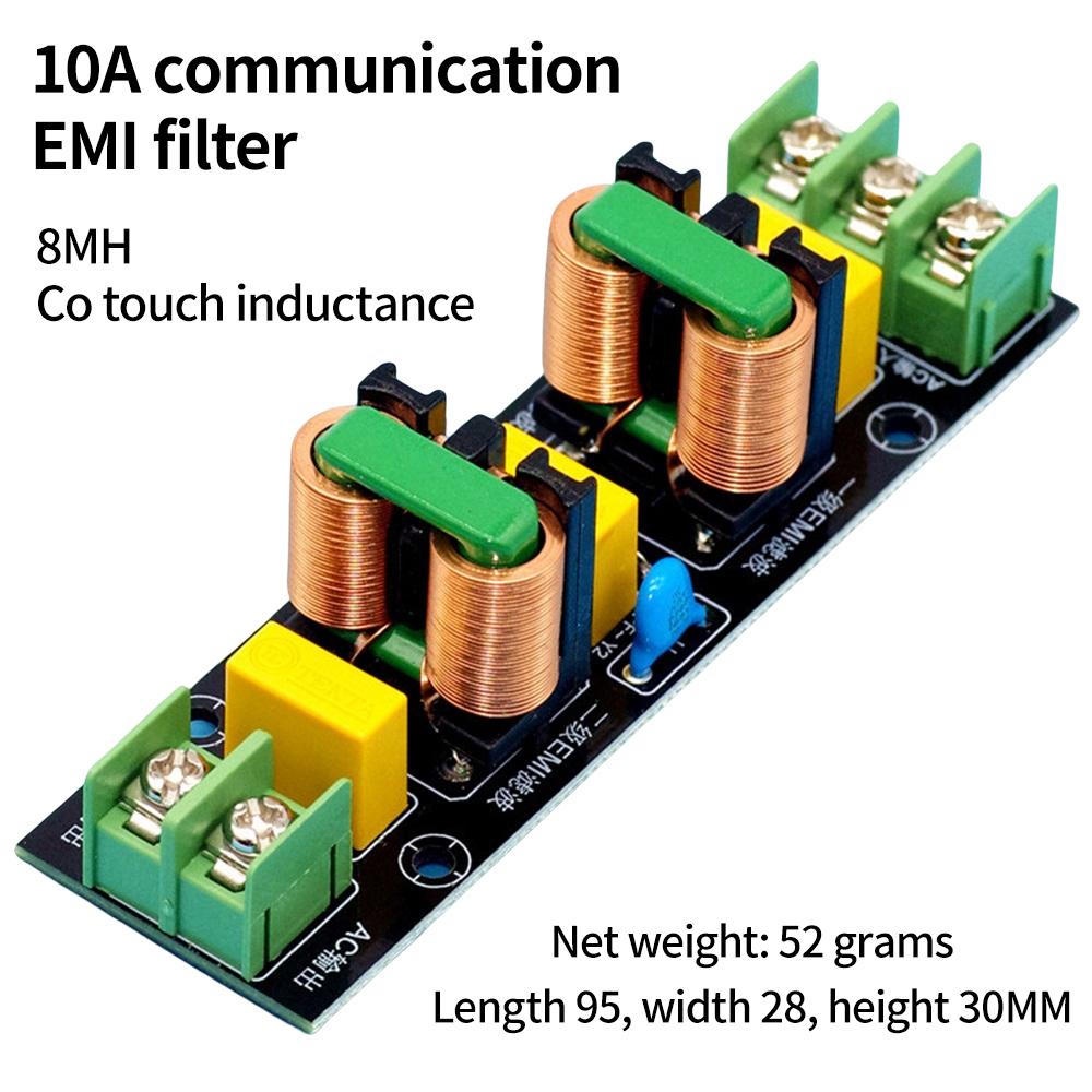 Module de filtre d'alimentation 2A 10MH/4A 10MH/10A 8MH/18A 3MH Haute Efficacité Filtre DC Bricolage Audio pour Outil de Composant Électronique