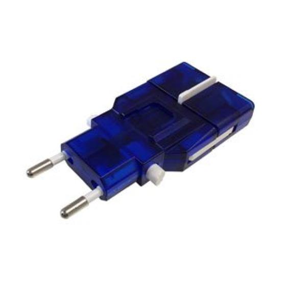 

Kashimura Overseas Conversion Plug Sasuke Blue WP-81M