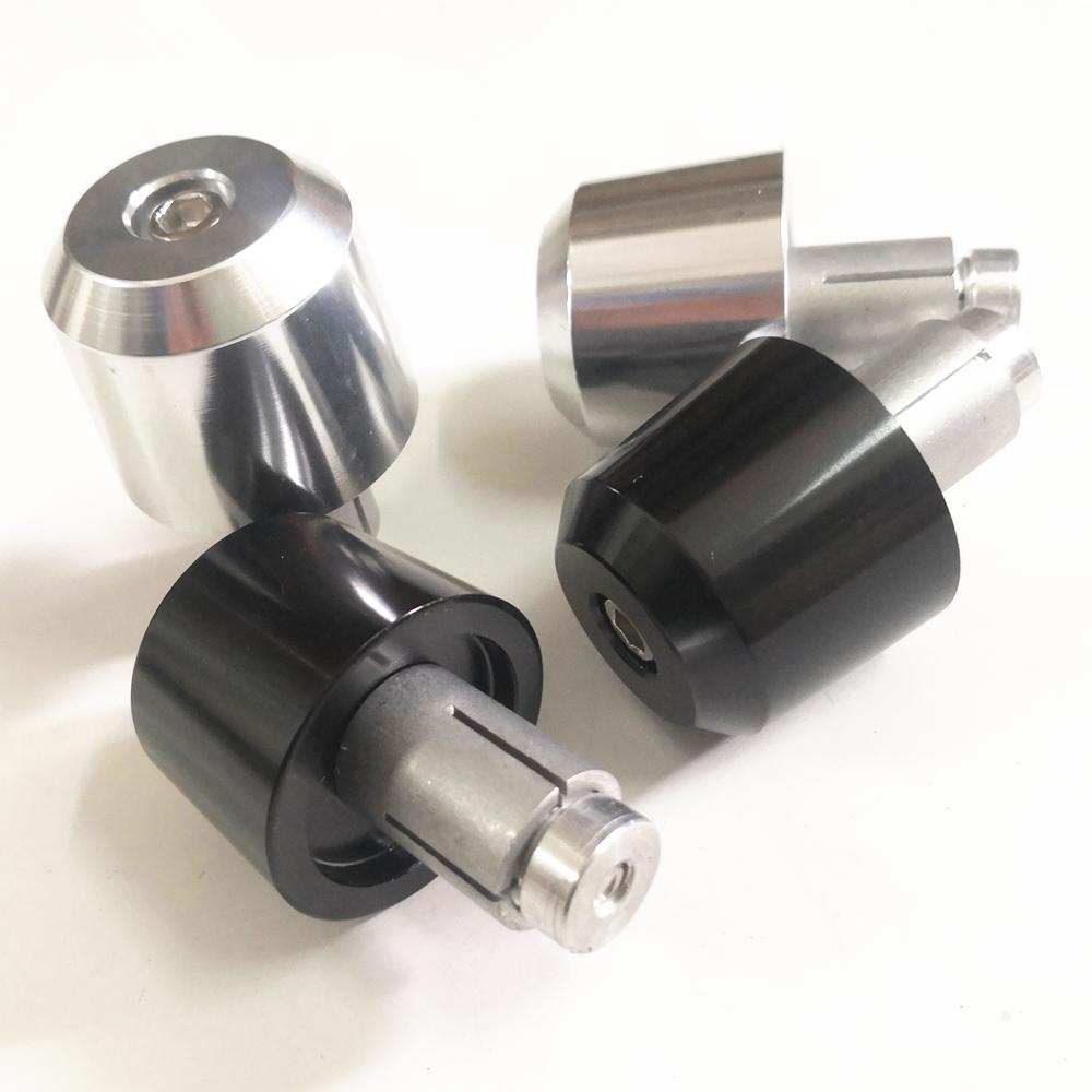 Retrofit Motorcycle Universal Aluminum Alloy CNC Handlebar Silver or black Balance Block Bar End Cap With Dia 7/8 "22mm