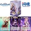 Echtes Genshin Impact Kartenspiel Sieben-Beschwörungs-Kampfkarten Die Dritte Runde Wettbewerbsfähiges Karten-Booster-Pack Spiel Sammelkarten