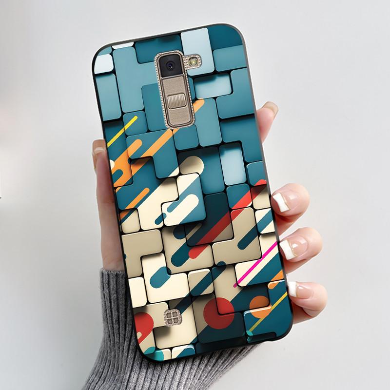 Casing For LG K10 2016 Super-Thin Slim Case Shockproof Bumper Luxury Cute Cool Boys Girls Black Matte Soft Silicone Back Cover
