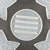 American Flag Five-pointed Star Coaster Combination Silicone Mold Office Tea Water Coaster Mirror Crystal Epoxy Mold