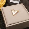 Stainless Steel Brooches for Women Hypoallergenic Light Luxury Jewelry Daily Party