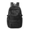 Minimalist Backpack for Women Men Letter Accent Multiple Pockets Adjustable Strap Large Capacity Casual Daily Bag for Commute Travel School No Pendant