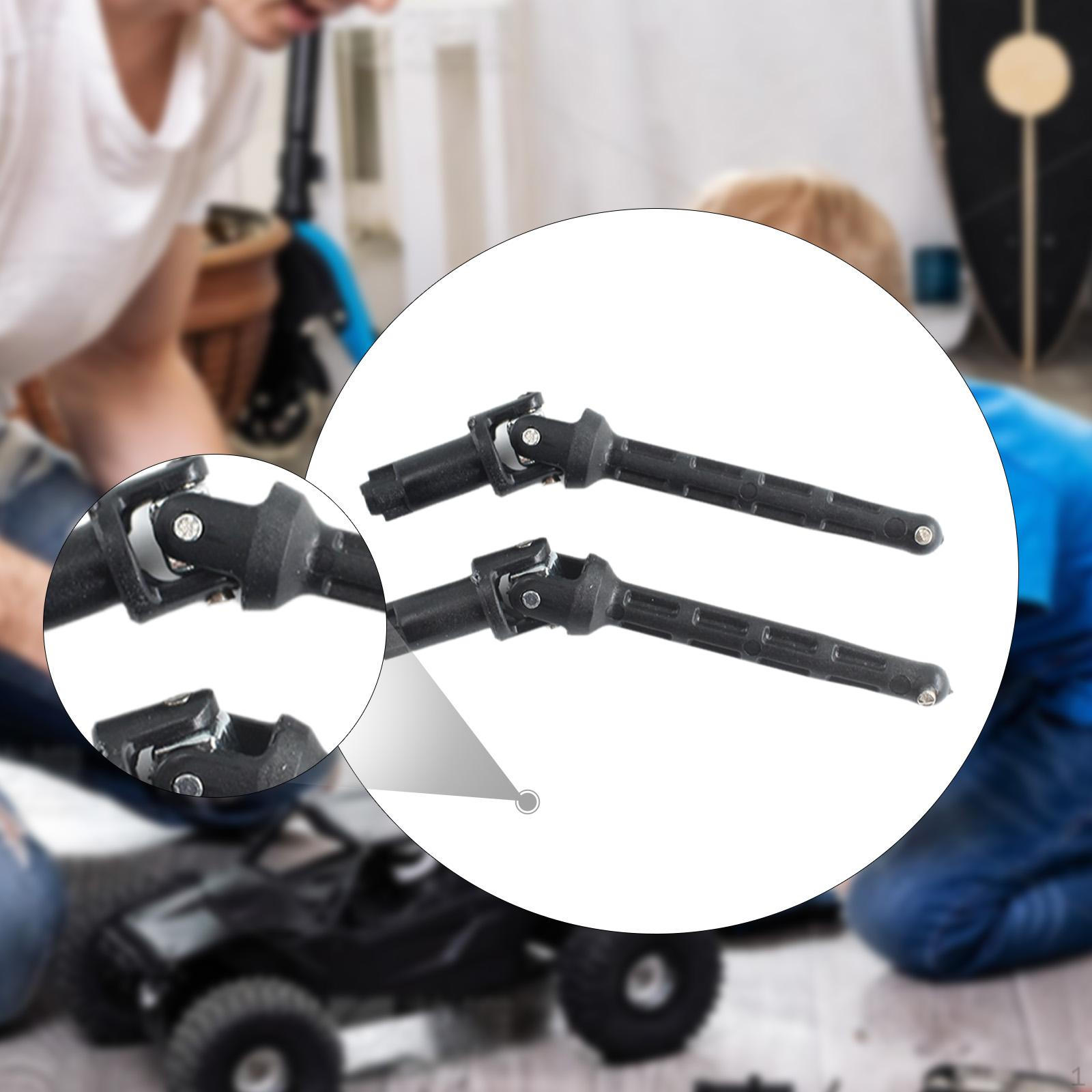 

2Pcs RC Car Front Driveshaft Assembly Replace Sturdy Easy to Install Part for 18103 18101 1/18 Scale