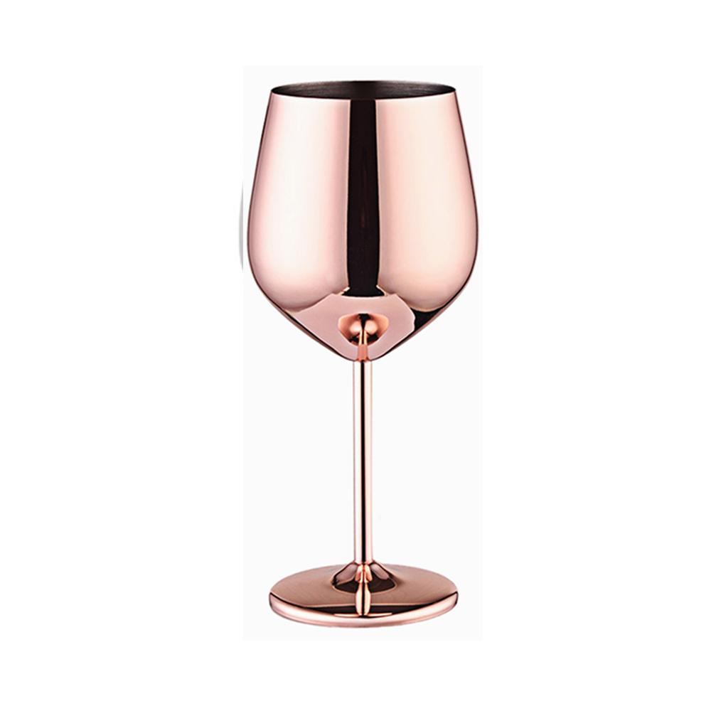 

500ml Stainless Steel Wine Glass Cocktail Goblet Red Wine Glass Creative Metal Wine Glass Champagne Cup for Bar Restaurant