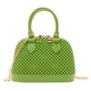 Pvc Shell Bag With Chain Strap For Daily Casual Women And Teen Girls
