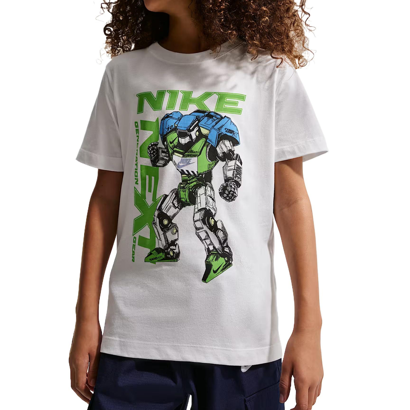 

Nike Fitted Round Neck Short Sleeve T-Shirt Kids tops IQ1064-100 S