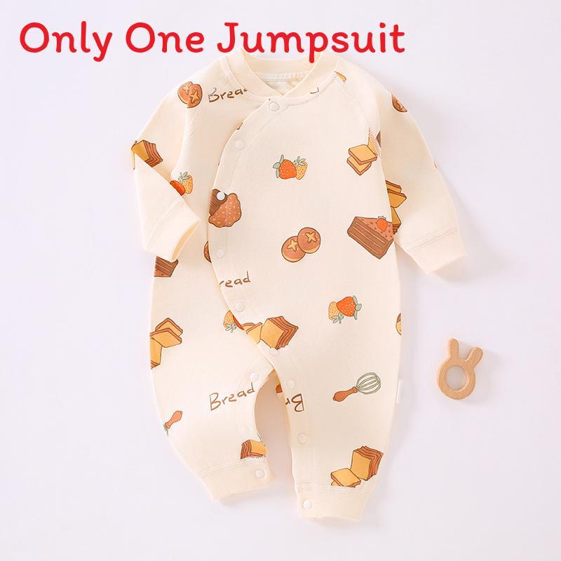 Newborn Cotton Baby Romper With Antibacterial Fabric Long Sleeve For Spring Autumn Infa
