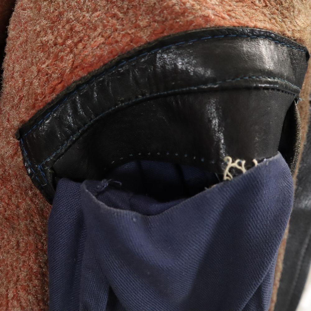 Million DOG 60s 70s vintage Double riders jacket black leather jacket Men's Used