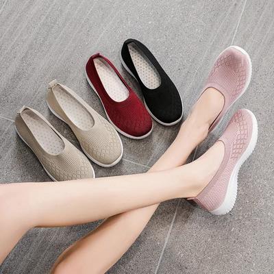 Fashion Summer New Women's Shoes Fashion Mesh Breathable Comfortable Soft Sole Casual Single Shoe for Women Zapatos Casuales