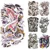 Large Sexy Tattoo Skull Temporary Body Arm Stickers Removable Waterproof Sticker