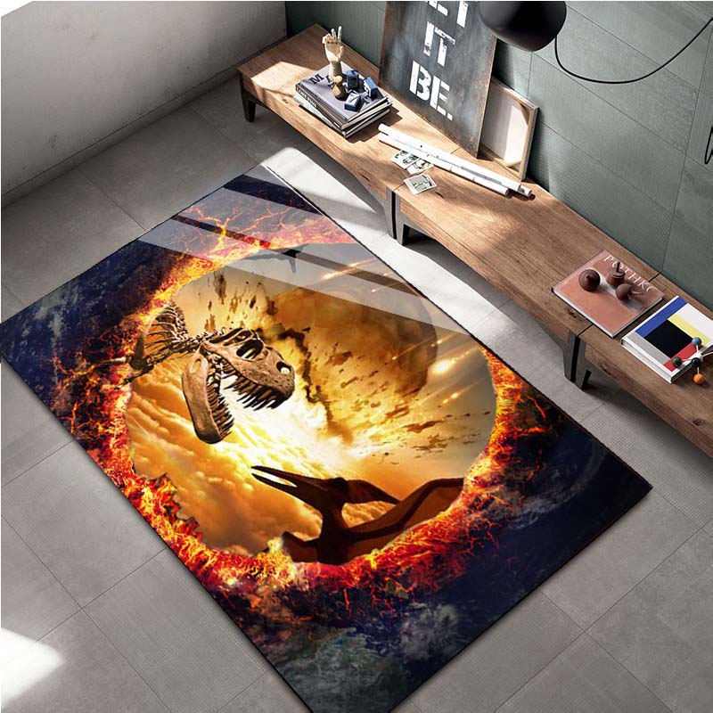 15 Size Jurassic-Park Dinosaur Area Rug Large Animal Carpet for Living Room Bedroom Sofa Doormat Decor,Child Non-slip Floor Mat
