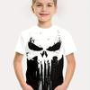 Kids Clothes Boys Tshirt Short Sleeve 3D Skull Print Children Summer Clothes Creative Stylish Streetwear Round Neck Girl Clothes