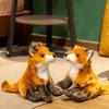 Reallife Fox Plushie Stuffed Wild Animals Lifelike Doll Home Decor Toys Simulated Fox Doll Kids Birthday Xmas Gifts