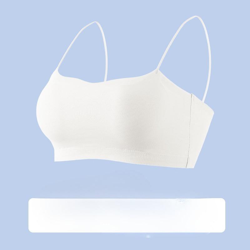 Female Spring and Summer Thin Shoulder Belt Anti Light Ice Silk Invisible No Trace Slings On The Bra