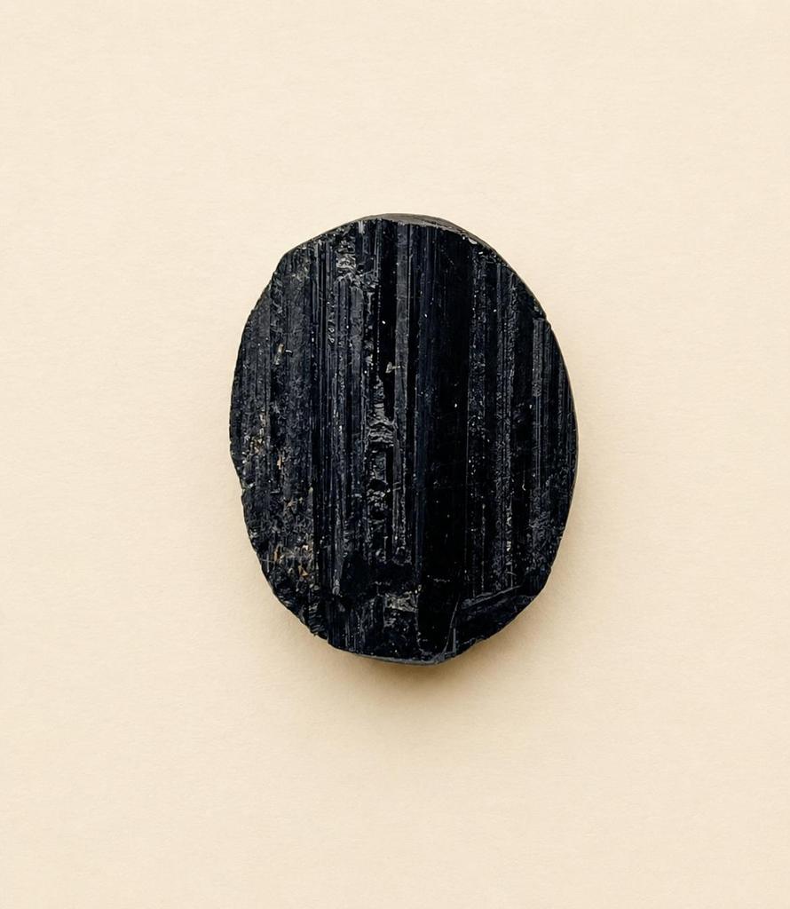 Black Tourmaline Druzy Cabochon | Sparkling Black Gemstone for Jewelry Making | Druzy Stone for Pendants, Rings