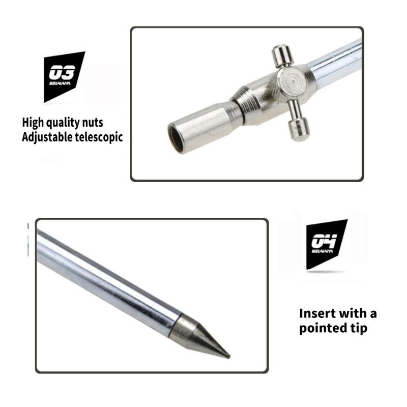 Upgraded Rod Holder for Fishing, Fishing Rod Holder Ground Fishing Rod Rack Stand,Fishing Holder for Insert Ground