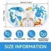 1pc Cartoon Non-slip Bath Mat with Suction Cups 18x69cm Shower Mats for Bathroom Kid's Bathtub Carpet Bath Mat Bathroom Rug