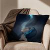 blue Butterfly Life is Strange Pillow Case Antidustmite Pillowcase Invisible zipper silky short plush Sofa cushion cover